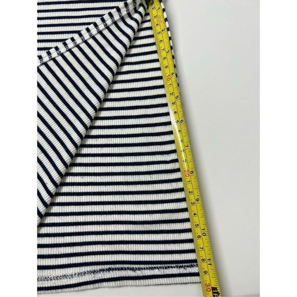 ROXY Black T-shirt Striped Maxi Dress Size 4 - Picture 13 of 14